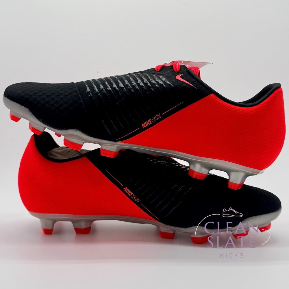 Nike Phantom Venom Academy FG Crimson Black Silver Mens 10.5 NIB - Picture 7 of 8